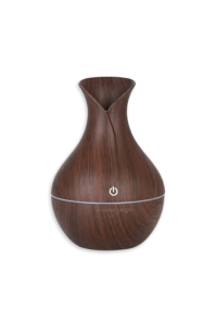 dark brown essential oil aroma diffuser - meow yoga